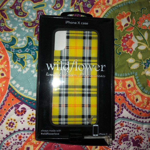 Wildflowers Accessories - Wildflower phone case for iPhone X